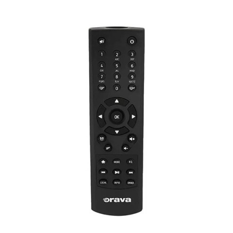 Orava głośnik Přenosný rádiopřijímač, czarny, regulacja głośności, przenośny, USB/FM/AUX/Bluetooth, Mp3, WAV