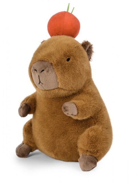 Maskotka Kapibara z jabłkiem 25 cm