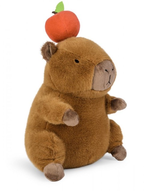 Maskotka Kapibara z jabłkiem 25 cm