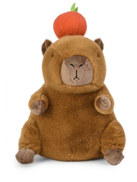 Maskotka Kapibara z jabłkiem 25 cm