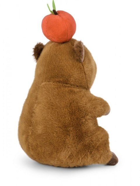 Maskotka Kapibara z jabłkiem 25 cm