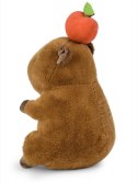 Maskotka Kapibara z jabłkiem 25 cm