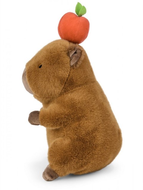 Maskotka Kapibara z jabłkiem 25 cm