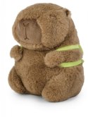Maskotka Kapibara z plecakiem żółwiem 21 cm