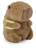 Maskotka Kapibara z plecakiem żółwiem 21 cm