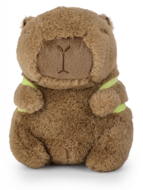 Maskotka Kapibara z plecakiem żółwiem 21 cm