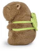 Maskotka Kapibara z plecakiem żółwiem 21 cm
