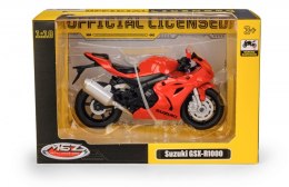 Motocykl MSZ 1:18 Suzuki GSX-R1000 czerwony