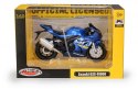 Motocykl MSZ 1:18 Suzuki GSX-R1000 niebieski
