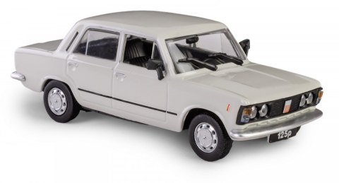 Pojazd PRL Fiat 125p MR popielaty