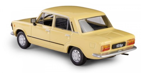 Pojazd PRL Fiat 125p żółty