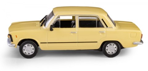 Pojazd PRL Fiat 125p żółty