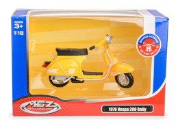 Skuter MSZ 1:18 1976 VESPA 200 Rally żółty