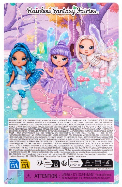 Lalka Rainbow High Little Rainbow, Amethyst (purple)