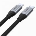 Kabel USB-C - USB-C PD, 10Gbps, 4K60Hz, 1m, M/M; C14082ABK