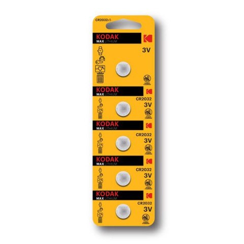 Kodak MAX Jednorazowa litowa baterie CR2032, 5-pack