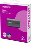Adata Dysk zewnętrzny SSD SE880 2TB USB3.2A/C Gen2x2 Szary