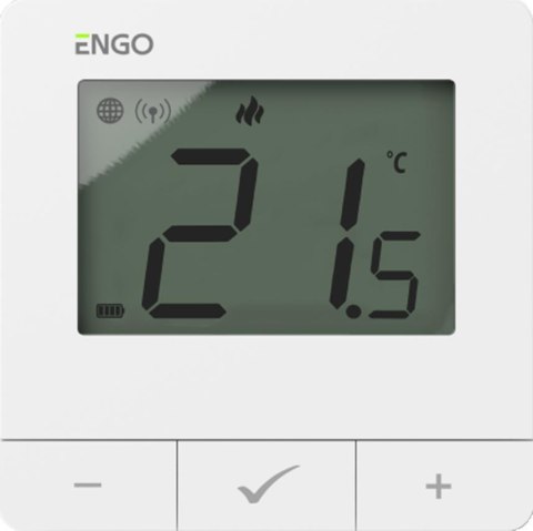 ENGO Controls E20i-W - Internetowy, bezprzewodowyregulator temperatury, Wi-Fi, biały