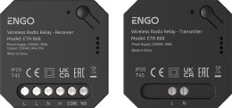 ENGO Controls ETR-868 - Przekaźnik bezprzewodowy EngoLink, sterowany radiowo, 868Mhz, 230V