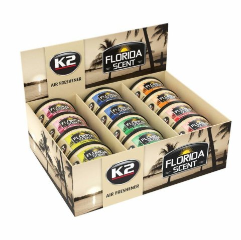 K2 ODŚWIERZACZ POWIETRZA W PUSZCE FLORIDA SCENT DISPLAY MIX 12szt