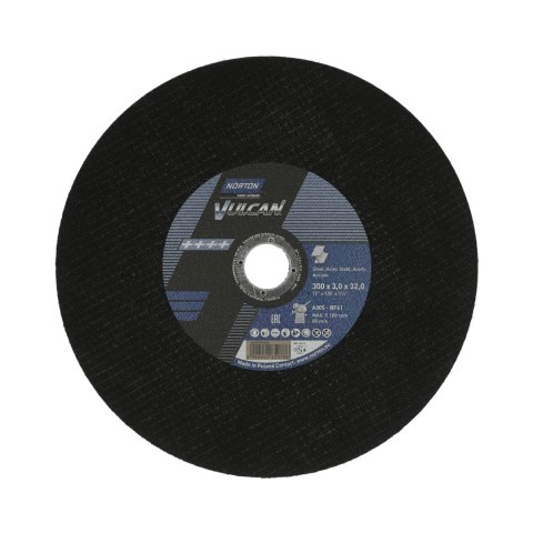 NORTON TARCZA.VULCAN 300 x 3.0 x 32mm A30S DO METALU /10szt.+1 GRATIS
