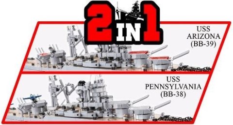Klocki Pennsylvania - Class Battleship (2in1) - Executive Edition