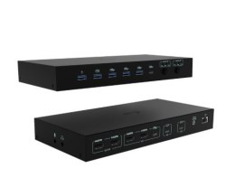Stacja dokująca USB-C KVM Dock PRO Three Hosts Dual Video 2x Power Delivery max 92W