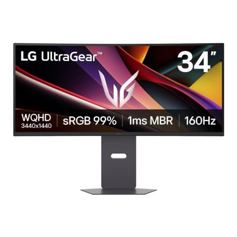 Monitor LG 34" UltraGear 34G600A-B VA WQHD 160Hz 2xHDMI DP glośniki