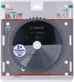 BOSCH PIŁA STANDARD WOOD ACCU 216x30x48z