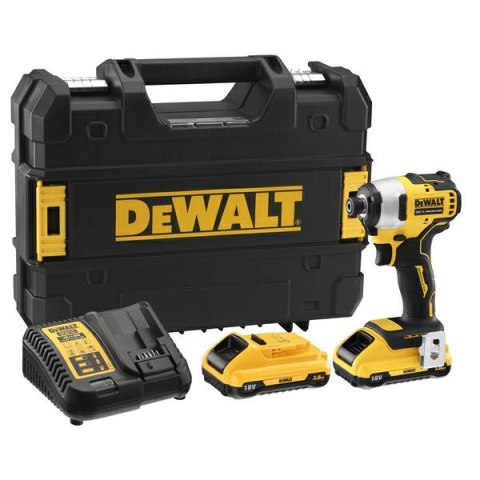 DEWALT ZAKRĘTARKA UDAROWA 18V 190Nm 2x3,0Ah TSTAK DCF809L2T