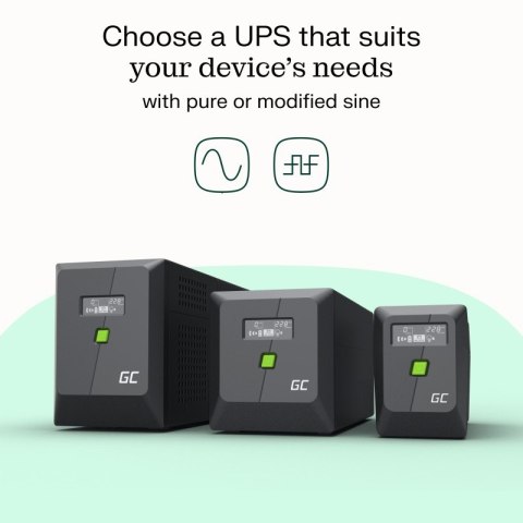 Zasilacz awaryjny UPS 480W/850VA modyfikowana sinusoida