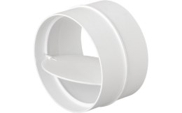 ŁĄCZNIK KANAŁU OKRĄGŁEGO Z ZAWOREM ZWROTNYM 100MM