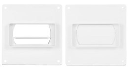 ŁĄCZNIK ZMIENNY KANAŁU PŁASK. 110*55 Z ZAW. ZWROTNYM 100MM