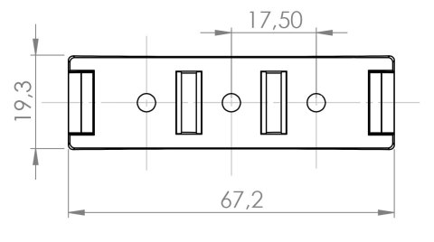 UCHWYT DO RUR Z OPASKĄ FI 75-150 2SZT