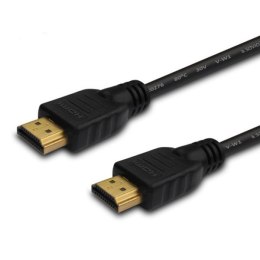 Kabel HDMI 2.0 2m czarny CL-195