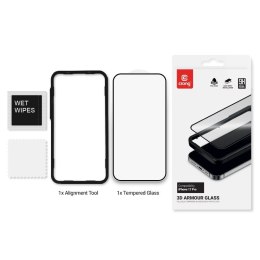 3D Armour Glass - Szkło hartowane iPhone 17 Pro + ramka instalacyjna
