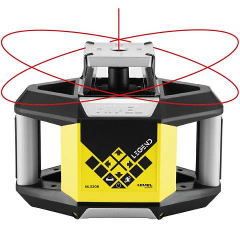 NIVEL SYSTEM NIWELATOR LASEROWY NL320R DIGITAL wiązka czerwona