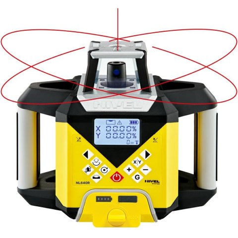 NIVEL SYSTEM NIWELATOR LASEROWY NL640R DIGITAL wiązka czerwona