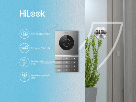 Zestaw wideodomofonowy Hilook HD-VIS-02-K(W)