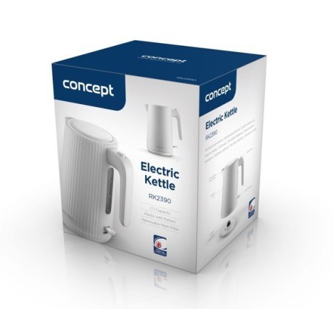 Czajnik plastikowy 1,7L RK2390 biały