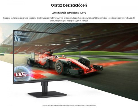 Monitor 27 cali S40GD IPS 1920x1080 FHD 16:9 2xHDMI 1xDP 2xUSB-A 2.0 1xUSB-B 5ms 100Hz HAS+PIV głośniki płaski 3YOn-Site (LS27D4