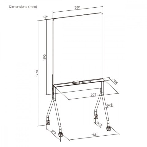 Tablica suchościeralna ER-305