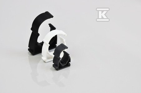 UCHWYT ZAMYKANY ODPORNY NA UV 18 CZARNY