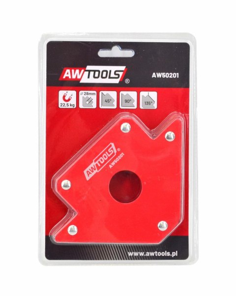 AWTOOLS KĄTOWNIK SPAWALNICZY MAGNETYCZNY 22,5KG.102x155x17