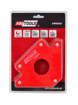 AWTOOLS KĄTOWNIK SPAWALNICZY MAGNETYCZNY 34,0KG.122x190x25