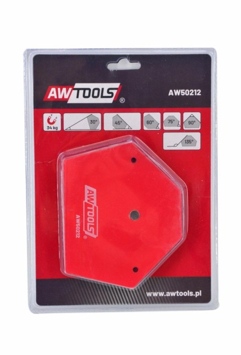 AWTOOLS KĄTOWNIK SPAWALNICZY MAGNETYCZNY 34 kg 110x137x24mm