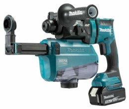 MAKITA MŁOTOWIERTARKA Z OPCJĄ KUCIA 18V 1,7J 2x5,0Ah + SYSTEM ODSYSANIA DX05 DHR182TWJU