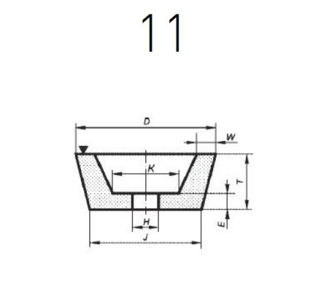 NORTON ŚCIERNICA M14 125mm x 50mm 37C1699N5B5