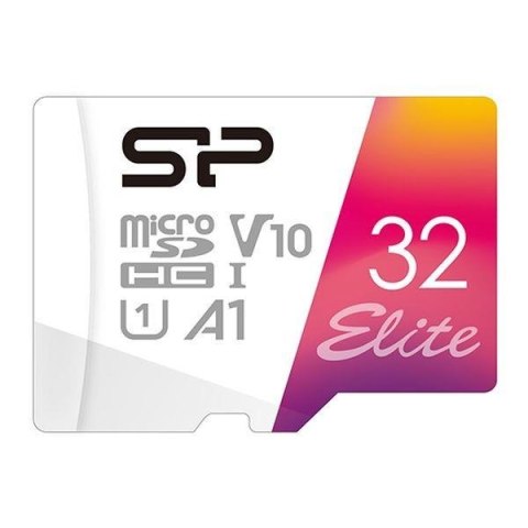 Karta pamięci Silicon Power microSDHC Elite 32GB (90/80 MB/s) UHS-I U1 V10 A1