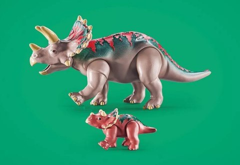 Zestaw z figurkami Dinos 71821 Triceratopsy